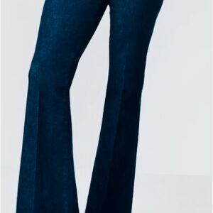 SPANX flare jeans, 5 pocket, cut hem